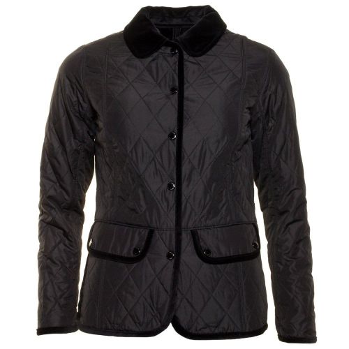 Womens Black Terrain Quilted Jacket 70947 by Barbour Range Rover Collection from Hurleys