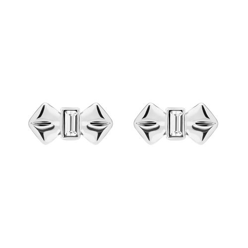 Womens Silver/Crystal Susli Solitaire Bow Studs 43544 by Ted Baker from Hurleys