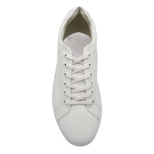 Mens White Rhoda Trainers 77025 by Mallet from Hurleys