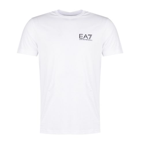 Mens White Train Core ID S/s T Shirt 30568 by EA7 from Hurleys
