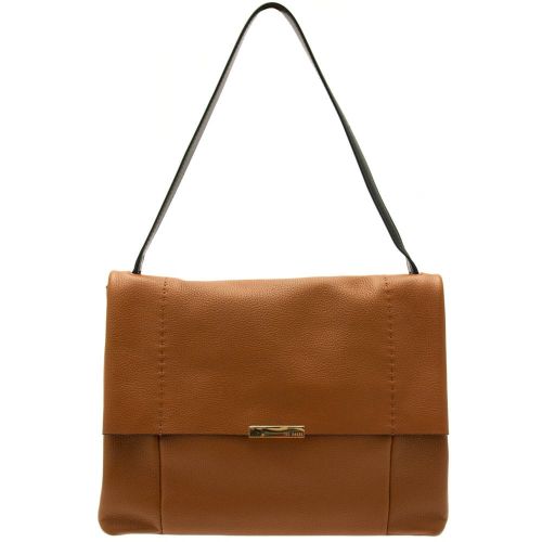 Womens Brown Proter Unlined Soft Leather Shoulder Bag 62963 by Ted Baker from Hurleys