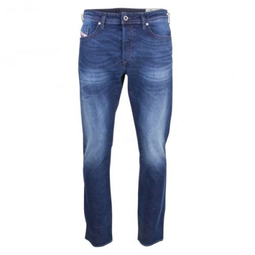 Mens Blue Buster Tapered Jeans 7858 by Diesel from Hurleys