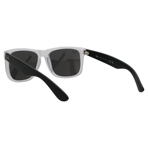 Transparent RB4165 Justin Rubber Sunglasses 108477 by Ray-Ban from Hurleys