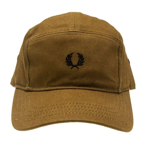 Mens Military Green Cotton Twill Baseball Cap 71392 by Fred Perry from Hurleys