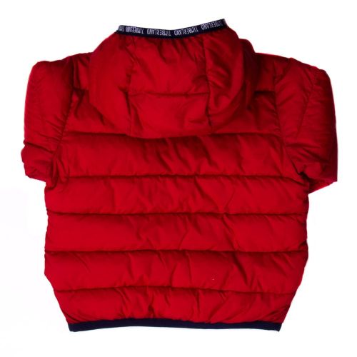 Baby Red Hooded Puffer Jacket 65549 by Timberland from Hurleys