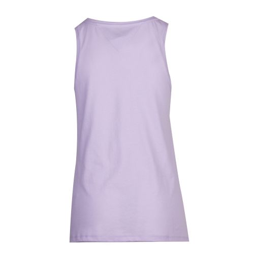 Womens Pastel Lilac Script Logo Vest Top 39259 by Tommy Jeans from Hurleys