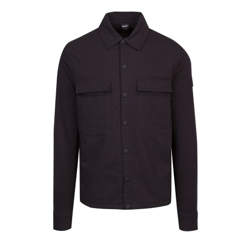 Casual Mens Black Wapple Overshirt 45063 by BOSS from Hurleys