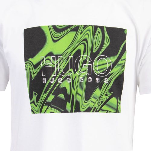 Mens White Dolive_U221 S/s T Shirt 98346 by HUGO from Hurleys