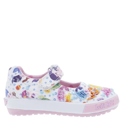 Baby White Mermaid Dolly Shoes (19-23EUR) 25547 by Lelli Kelly from Hurleys