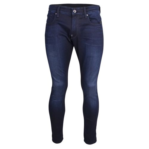 Mens Dark Aged Revend Super Slim Jeans 17839 by G Star from Hurleys