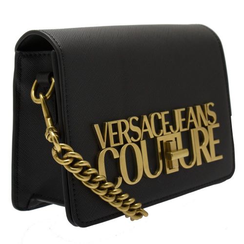 Womens Black Logo Lock Small Crossbody Bag 85904 by Versace Jeans Couture from Hurleys