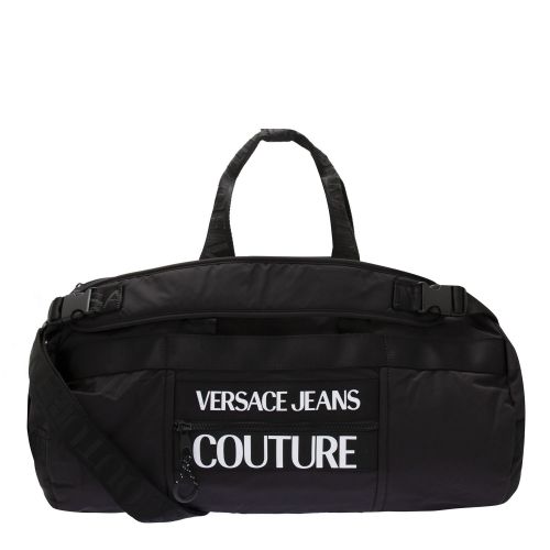 Mens Black Nylon Large Travel Backpack 74301 by Versace Jeans Couture from Hurleys