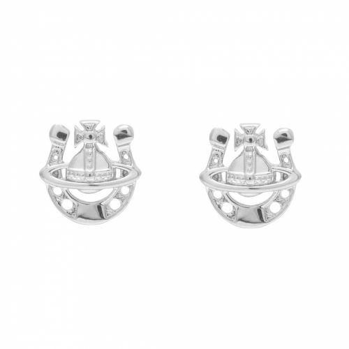 Womens Silver Gonzalo Horseshoe Earrings 54473 by Vivienne Westwood from Hurleys