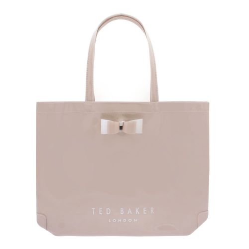 Ted Baker Womens Dusky Pink Hanacon Bow Large Icon Bag | Hurleys