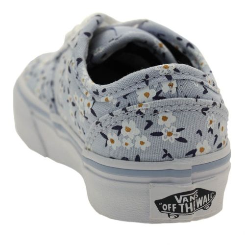 Youth Light Blue Atwood Flower Trainers (10-5) 54172 by Vans from Hurleys