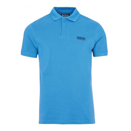 Mens Blue Essential S/s Polo Shirt 95617 by Barbour International from Hurleys