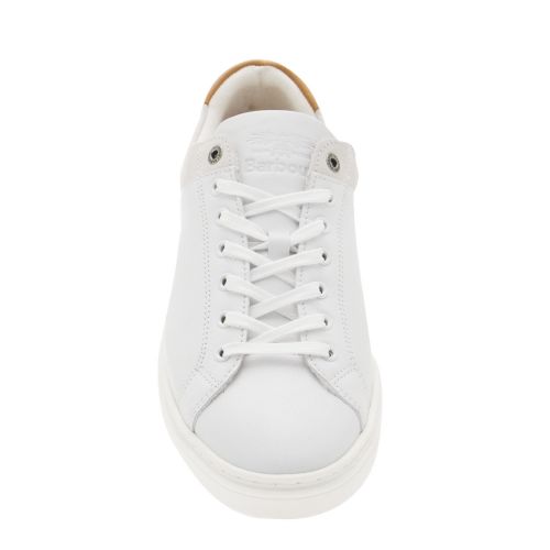 Men White Ariel Trainers 31229 by Barbour from Hurleys