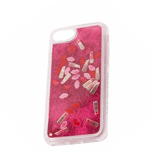 Womens Clear/Multi Glitter Lips iPhone Case 27817 by Lulu Guinness from Hurleys