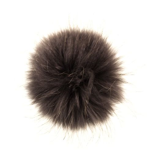 Womens Charcoal Fur Pom 69005 by BKLYN from Hurleys