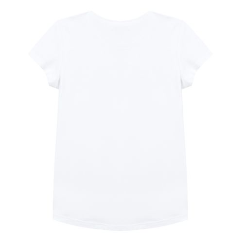 Girls Optic White Foil Logo S/s T Shirt 36456 by Kenzo from Hurleys