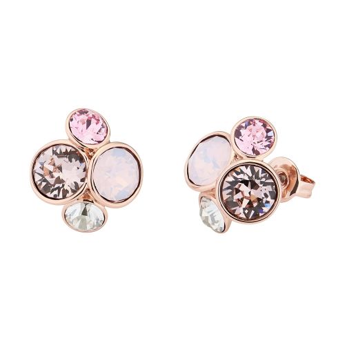 Womens Rose Gold/Pink Multi Lynda Cluster Studs 43561 by Ted Baker from Hurleys