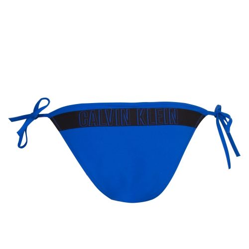 Calvin Klein string side bikini bottoms in blue