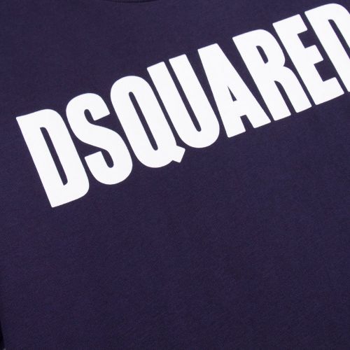 Boys Eclipse Blue Chest Logo S/s T Shirt 91475 by Dsquared2 from Hurleys
