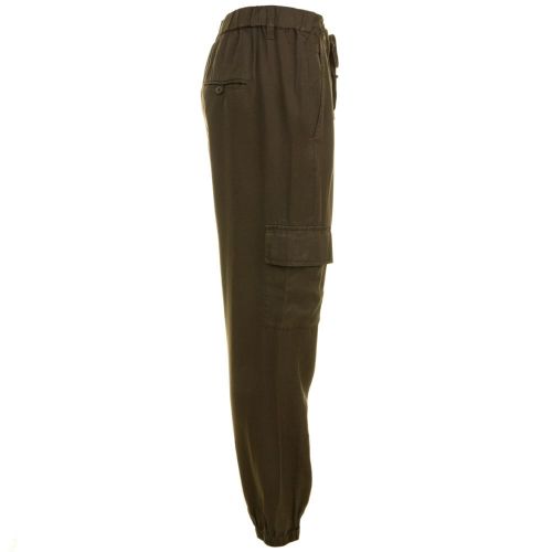 Womens Dark Olive Night Military Tencel Tapered Trousers 60348 by French Connection from Hurleys