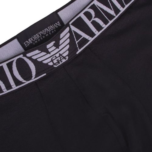 Mens Black Endurance 2 Pack Trunks 101322 by Emporio Armani Bodywear from Hurleys