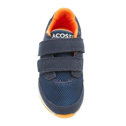 Boys Navy Infant L.ight Trainer 7370 by Lacoste from Hurleys
