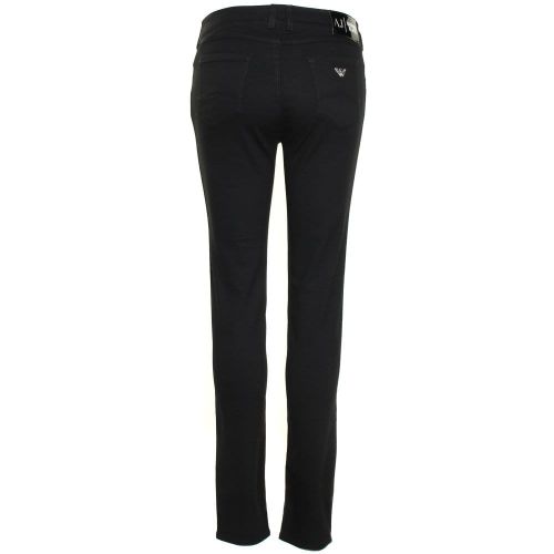 Womens Black J28 Skinny Fit Jeans 72963 by Armani Jeans from Hurleys