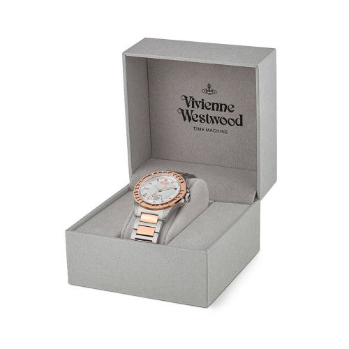 Womens Silver/Rose Gold Sunbury Watch 108716 by Vivienne Westwood from Hurleys