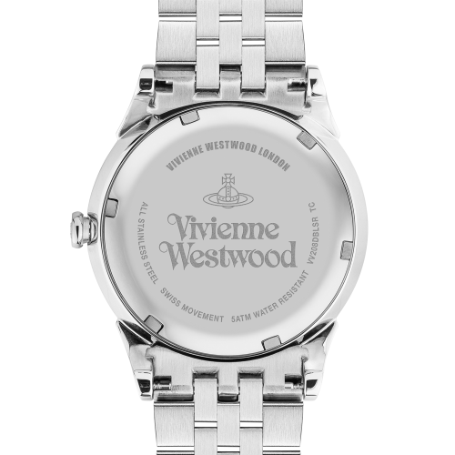 Womens Silver/Blue The Wallace Bracelet Watch 80031 by Vivienne Westwood from Hurleys