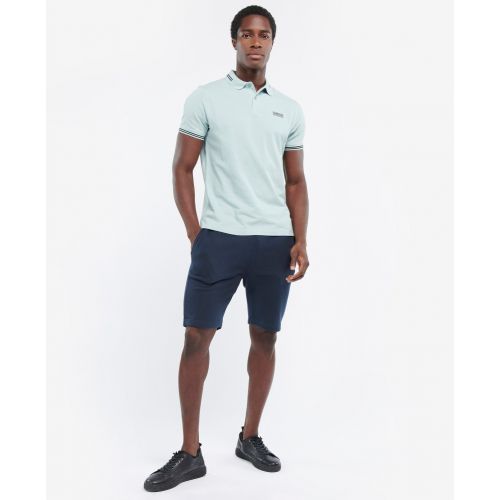 Mens Pastel Spruce Essential Tipped S/s Polo Top 105617 by Barbour International from Hurleys