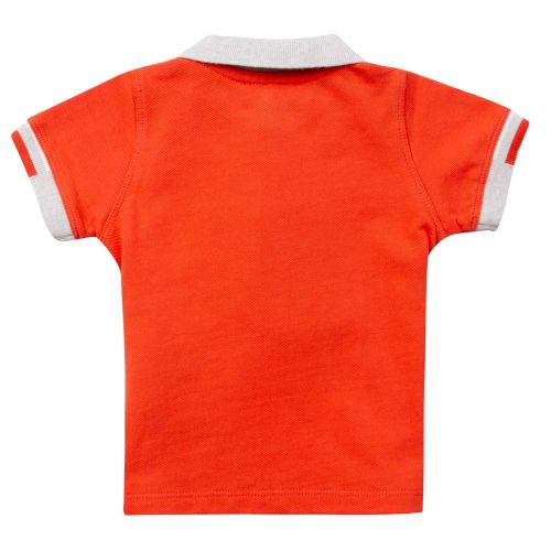 Baby Orange Small Logo S/s Polo Shirt 19784 by Armani Junior from Hurleys