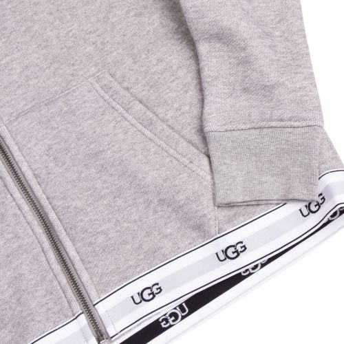 Womens Grey Heather Sena Hooded Zip Through Lounge Top 77281 by UGG from Hurleys