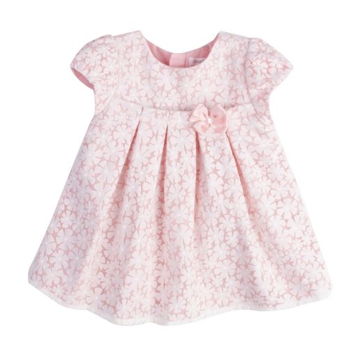 Baby Pink Devore Flower Dress 58181 by Mayoral from Hurleys