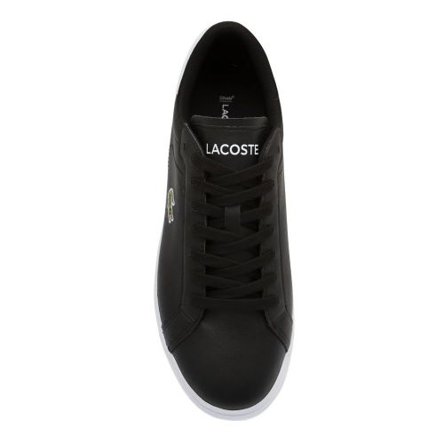 Mens Black/White Powercourt Trainers 89640 by Lacoste from Hurleys