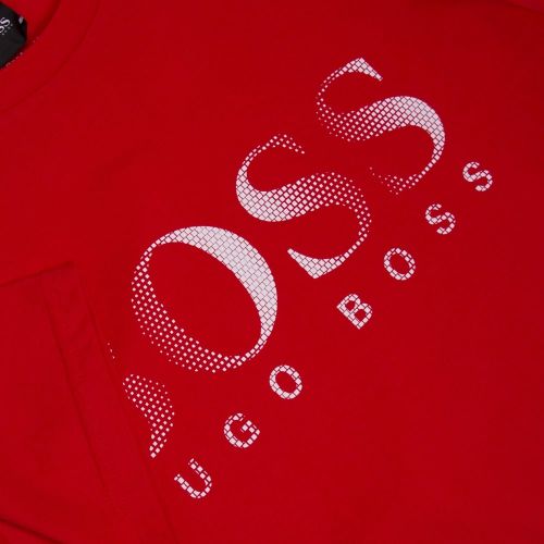 Mens Medium Red Big Logo Beach S/s T Shirt 23441 by BOSS from Hurleys