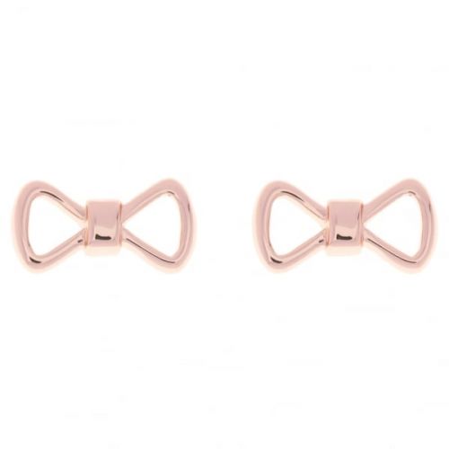 Womens Rose Gold Alie Bow Studs 33160 by Ted Baker from Hurleys