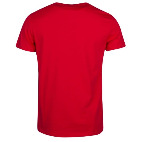 Mens Medium Red Big Logo Beach S/s T Shirt 23442 by BOSS from Hurleys