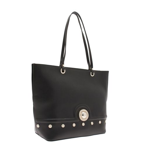 Womens Black Dome Detail Shopper Bag 32565 by Versace Jeans from Hurleys
