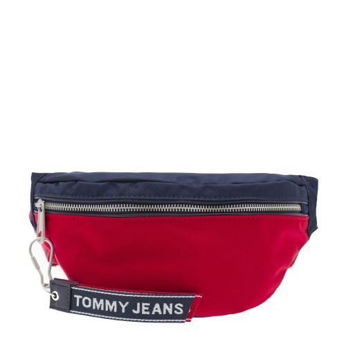 Womens Red/Blue Logo Tape Bum Bag Crossbody 34676 by Tommy Jeans from Hurleys