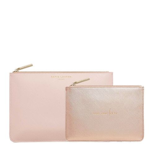 Womens Pink Love Perfect Pouch Gift Set 81640 by Katie Loxton from Hurleys