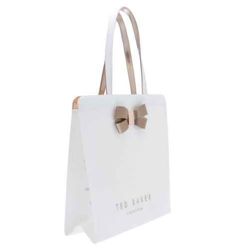 Womens White Vallcon Bow Large Icon Bag 25687 by Ted Baker from Hurleys