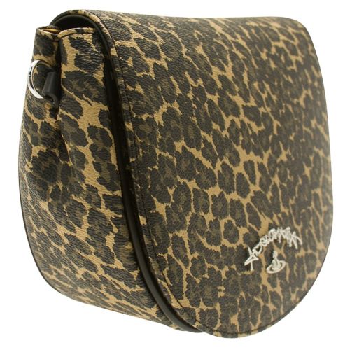 Anglomania Womens Leopard Shoulder Bag 15913 by Vivienne Westwood from Hurleys