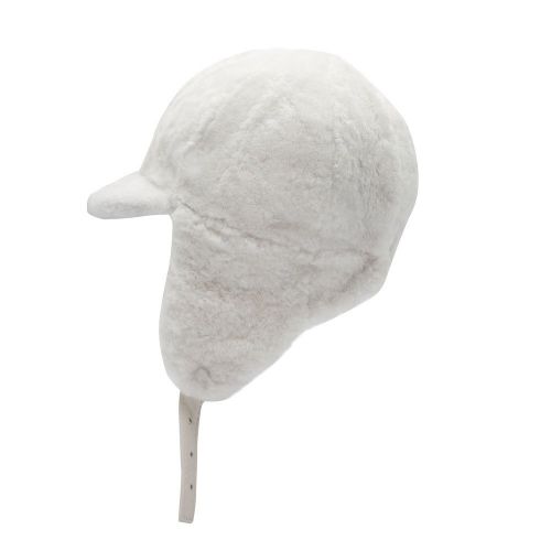 Girls Off White Jockey Shearling Hat 90111 by Parajumpers from Hurleys