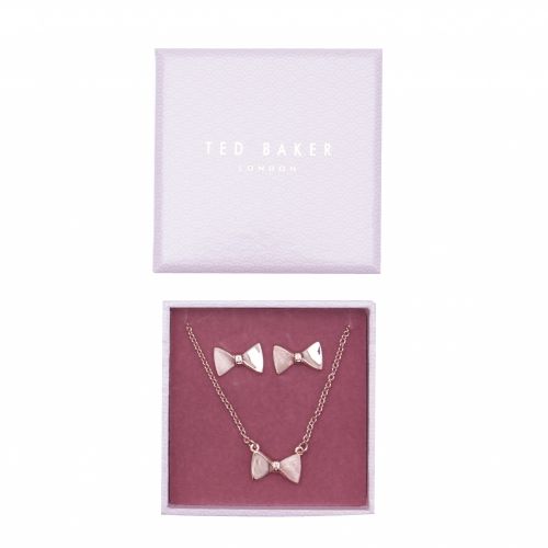 Womens Rose Gold Twizelle Tux Bow Gift Set 40615 by Ted Baker from Hurleys
