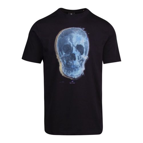 Mens Dark Navy Blue Skull Regular Fit S/s T Shirt 83265 by PS Paul Smith from Hurleys