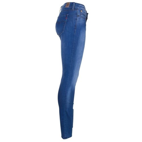 Womens Blue Mid Rise Luz Skinny Fit Jeans 7126 by Replay from Hurleys